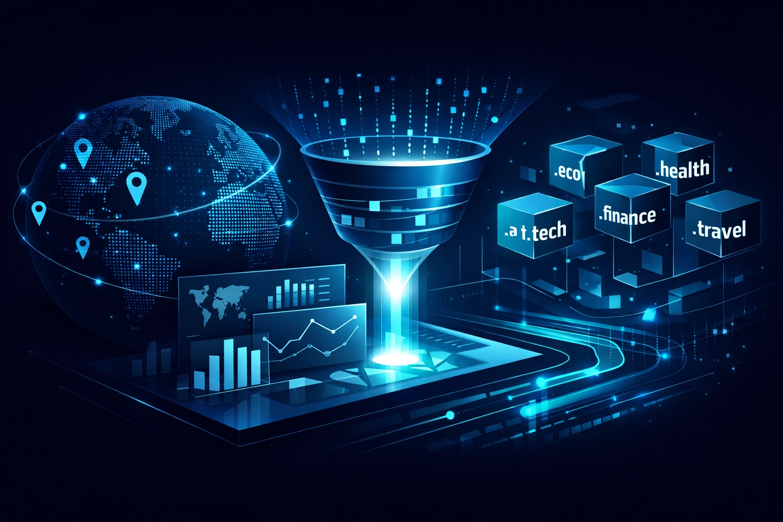 Calibrating AI-Ready Web Data with Niche TLD Portfolios